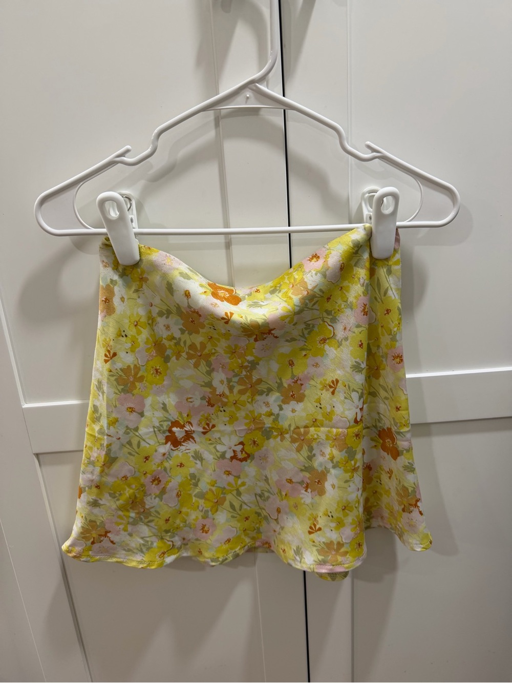 Princess Polly Yellow Floral Circle Skirt